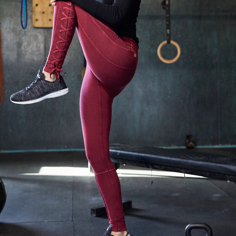 Free People Movement Pixi Lace Up Leggings size extra small